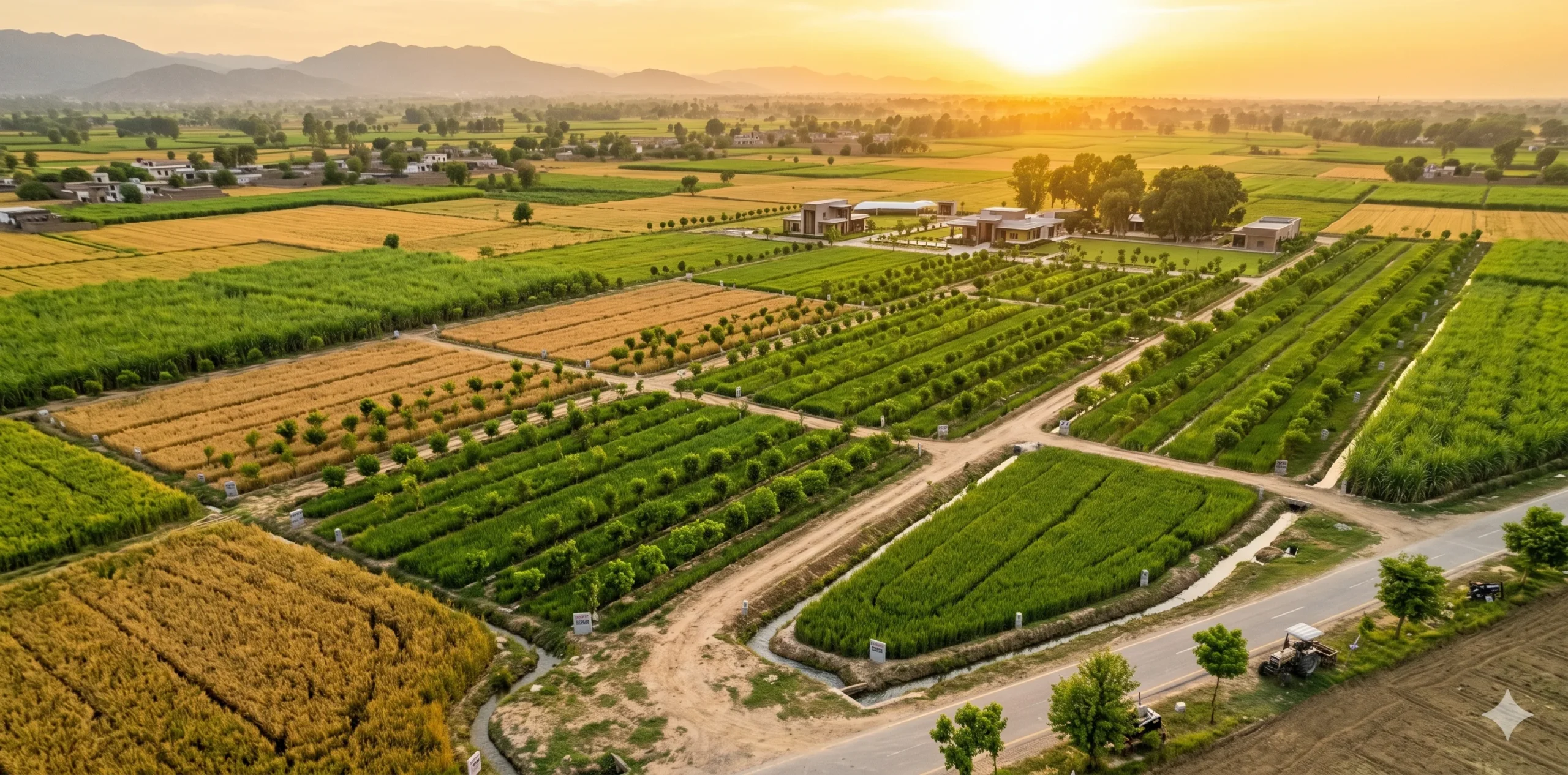 Trees and Crops Together at Jungle Dunia project