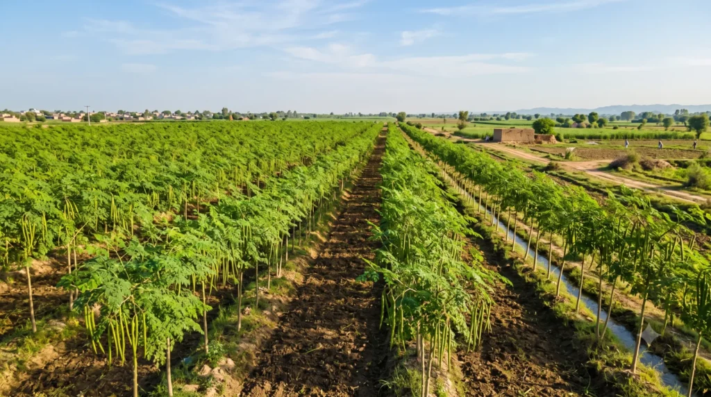 Moringa (Sohanjna) Farming in Pakistan: Timeline, Income and Full Investment Guide
